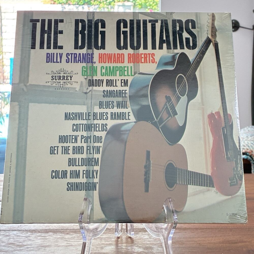 The Big Guitars Vinyl LP 1965 Surrey Records S-1014